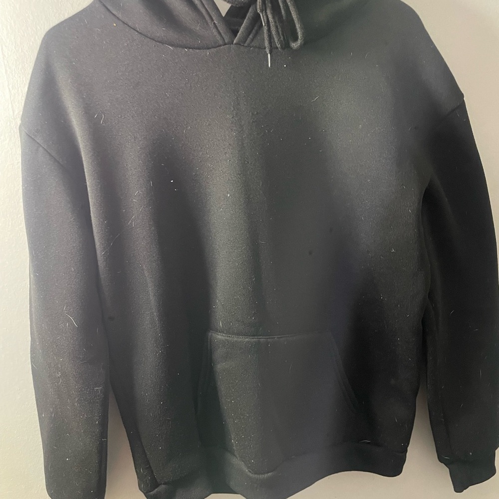 Men's Black Hoodie Sweater